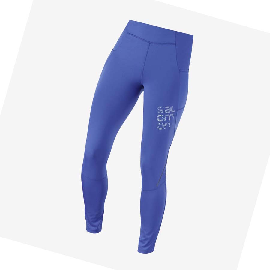 Pantalones Salomon CROSS RUN 28\'\' Mujer Azules | MX 2370EBC